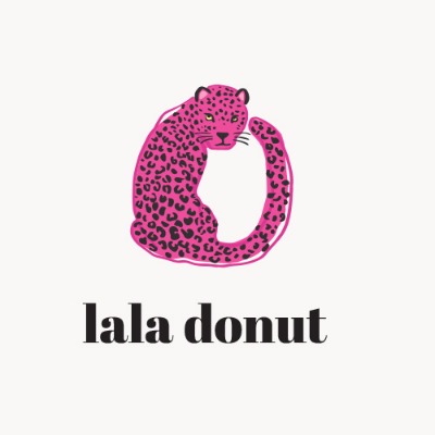 [로고]랄라 도넛 캐릭터 로고